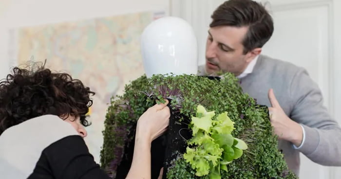 This Wearable Vest Grows A Self Sustaining Garden Watered By Your