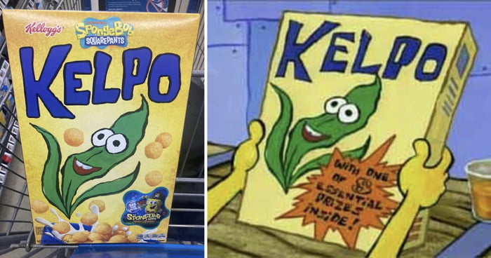 Kellogg's Is Launching SpongeBob's Kelpo Cereal In Real Life For A Limited Time