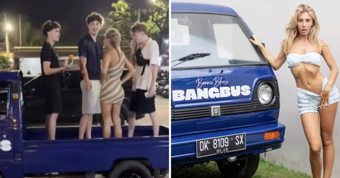 OF Model Bonnie Blue Arrested In Bali After Her Controversal 'Bangbus Tour'