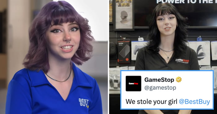 Gamestop Goes Viral For 'Stealing' E-Girl From Best Buy In Latest Ad