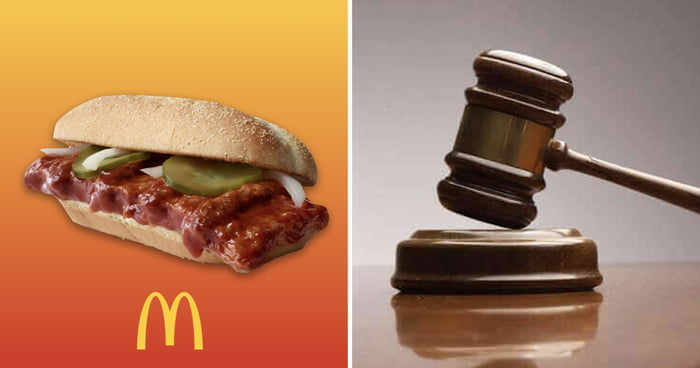 McDonald’s Facing Class Action Lawsuit Over Lack Of Rib Meat In McRib Sandwich