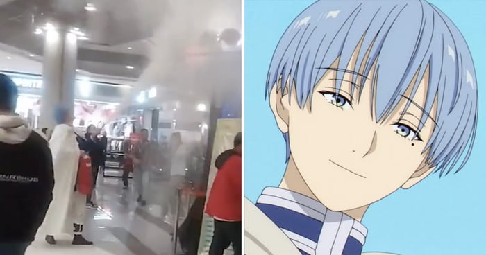 Cosplayer Dressed As Himmel From 'Frieren' Put Out Fire During Anime Event In Vietnam