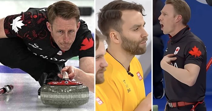 Canadian Curler Explodes & Curses Out After Swedish Opponent Calls Him Out For Cheating At Winter Olympics