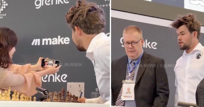 Chess Grandmaster Carlsen Poses For Selfie Then Immediately Files Report At Major Tournament