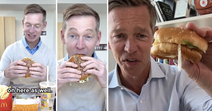 McDonald's CEO Finally Responds To Viral Burger Backlash