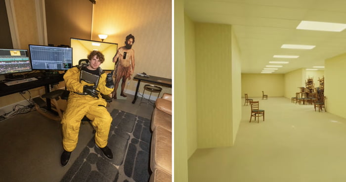 A24 Built 30,000 Square Feet Of Liminal Spaces For 'Backrooms' Movie