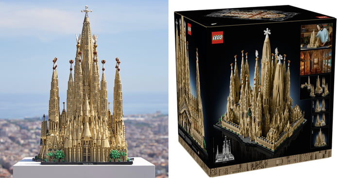 Lego Unveils Its Largest Building Set Ever, The Sagrada Família With 12,060 Pieces