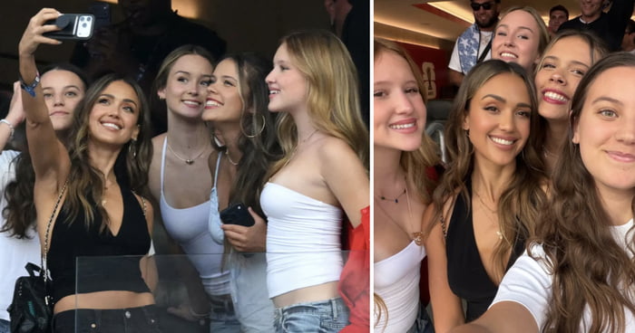 Jessica Alba, 45, Spotted With Her Daughters At FIFA World Cup Match Between USA & Türkiye