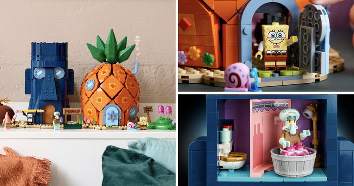 LEGO Reveals New 'SpongeBob SquarePants' Set That Features Iconic Scenes