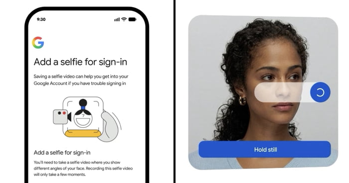 Google Now Lets You Sign In To Your Account With A Selfie Video