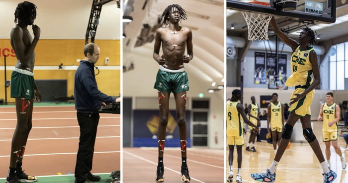 Meet Jongkuch Mach, The 7’6 (229 cm) Teen Prospect Taller Than Every NBA Player