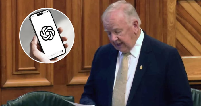 Canadian Politician Reads Out AI Output In Legislative Assembly Without Realizing It