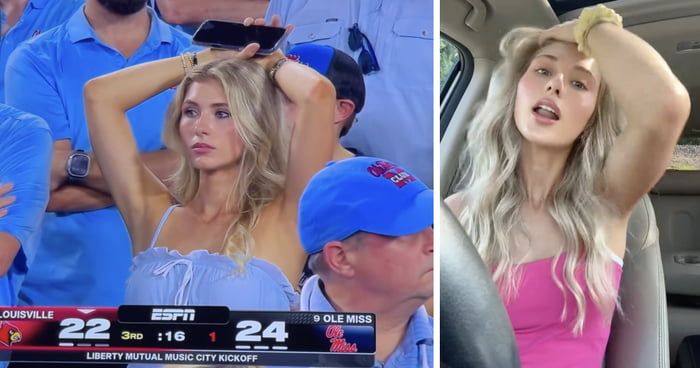 Meet The Fan Who Went Viral For Looking Worried During The Ole Miss Football Game